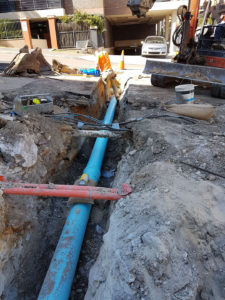 Sydney Water sewer sideline property connection sewer minor works