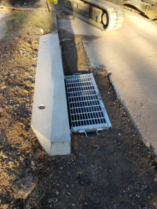 New council stormwater kerb inlet pit